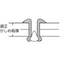 【CAINZ-DASH】ロブテックス ブラインドリベット（スティール／スティール製）　４－１（３００本入）　エコＢＯＸ NS41EB【別送品】