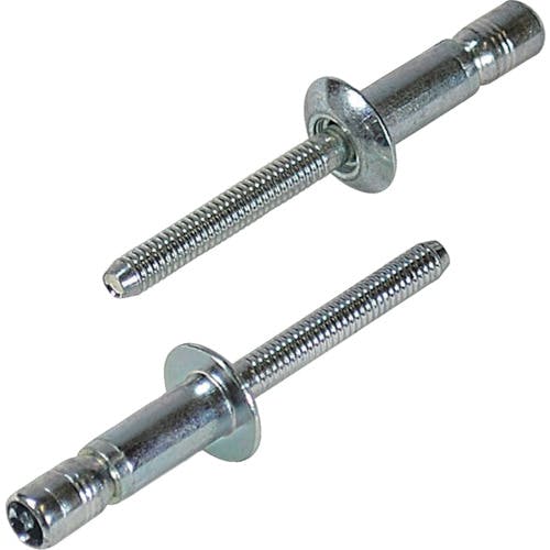 ロブテックス 高強度ブラインドリベット Sボルト(丸頭) Φ4.8/板厚11.0mm (100本入) SNS48110EB ブラインドリベット ロブテックス 高強度ブラインドリベット Sボルト(丸頭) Φ4.8/板厚11.0mm (100本入) SNS48110EB ブラインドリベット