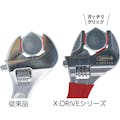 【CAINZ-DASH】ロブテックス ハイブリットモンキーレンチＸ　グリップ　１５０ｍｍ UM24XD【別送品】