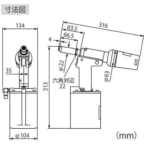 CAINZ-DASH】ロブテックス エアーリベッター Ｒ１Ａ２ R1A2【別送品