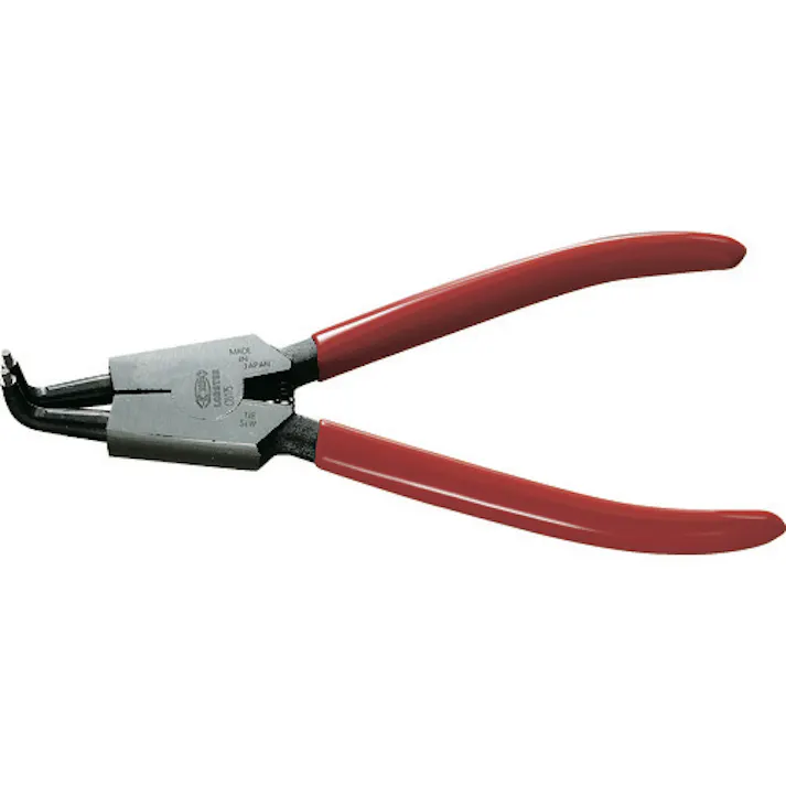 【CAINZ-DASH】ロブテックス スナップリングプライヤー 軸用・曲爪 全長230mm OB230【別送品】