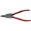 【CAINZ-DASH】ロブテックス スナップリングプライヤー　軸用・直爪　全長１４５ｍｍ OS125【別送品】