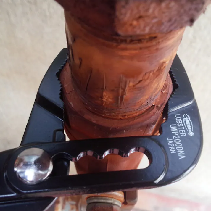 【CAINZ-DASH】ロブテックス ポンププライヤー ハイブリッドアンギラス 175mm UWP175DNA【別送品】