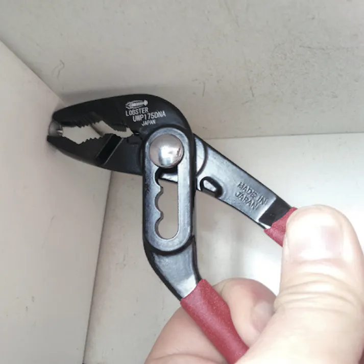 【CAINZ-DASH】ロブテックス ポンププライヤー ハイブリッドアンギラス 175mm UWP175DNA【別送品】