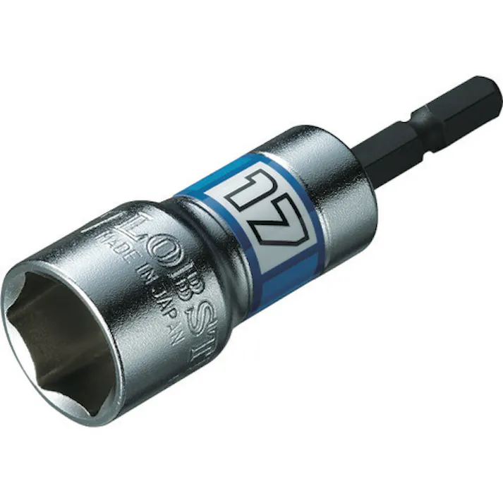 【CAINZ-DASH】ロブテックス 電ドルソケット“ストロック” ショートソケット 6角 対辺17mm DS17SS【別送品】