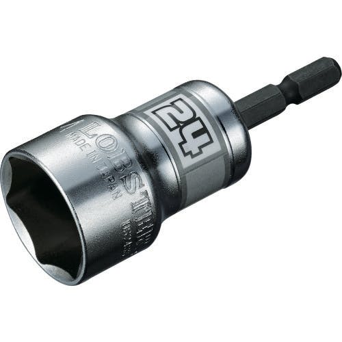 【CAINZ-DASH】ロブテックス 電ドルソケット“ストロック”　ショートソケット　６角　対辺２４ｍｍ DS24SS【別送品】