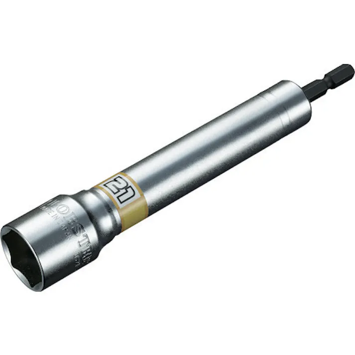 【CAINZ-DASH】ロブテックス 電ドルソケット“ストロック” ロングソケット 6角 対辺21mm DS21LS【別送品】