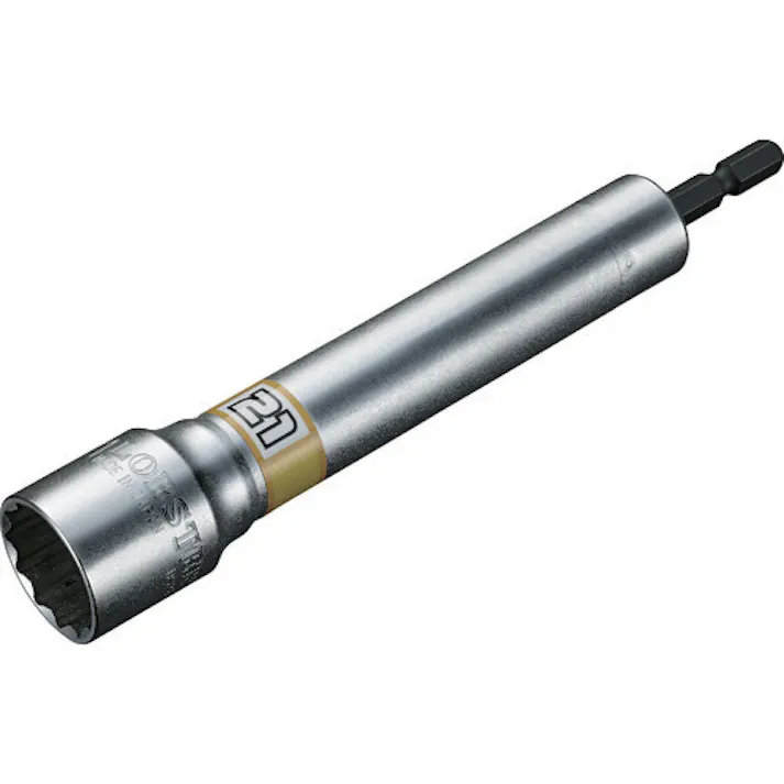 【CAINZ-DASH】ロブテックス 電ドルソケット“ストロック” ロングソケット 12角 対辺21mm DS21L【別送品】