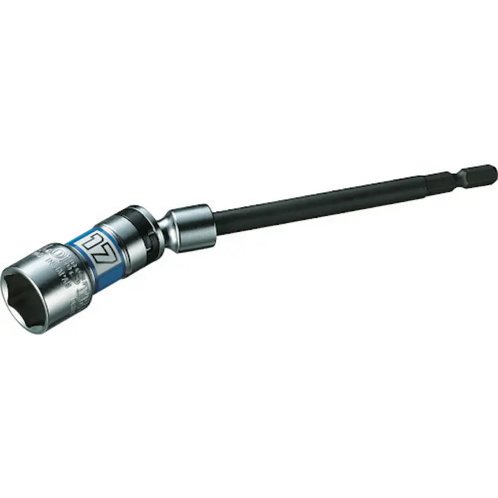 【CAINZ-DASH】ロブテックス ユニバーサルロングソケット“ストロック” 6角 対辺17mm DSU17LS【別送品】