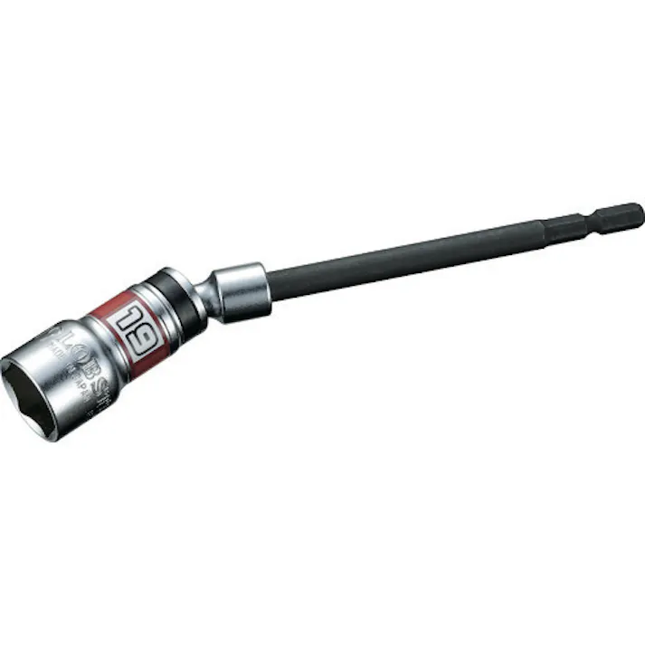 【CAINZ-DASH】ロブテックス ユニバーサルロングソケット“ストロック” 6角 対辺19mm DSU19LS【別送品】