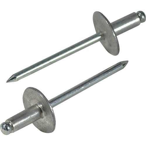 ロブテックス ブラインドリベット(ラージフランジ) アルミニウム/スティール製 6-16(8本入) エコパック NSA616LFMP ブラインドリベット ロブテックス ブラインドリベット(ラージフランジ) アルミニウム/スティール製 6-16(8本入) エコパック NSA616LFMP ブラインドリベット