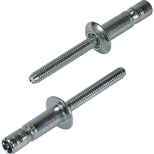 ロブテックス 高強度ブラインドリベット Sボルト(丸頭) Φ4.8/板厚6.9mm (18本入) SNS48069MP ブラインドリベット ロブテックス 高強度ブラインドリベット Sボルト(丸頭) Φ4.8/板厚6.9mm (18本入) SNS48069MP ブラインドリベット