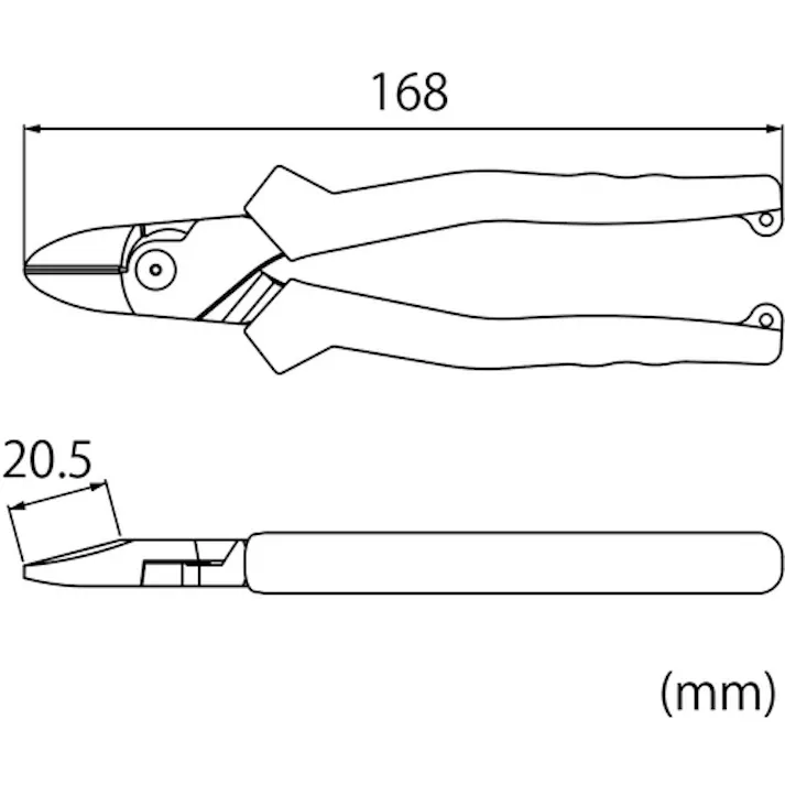 【CAINZ-DASH】ロブテックス パワーニッパ J165PWN【別送品】