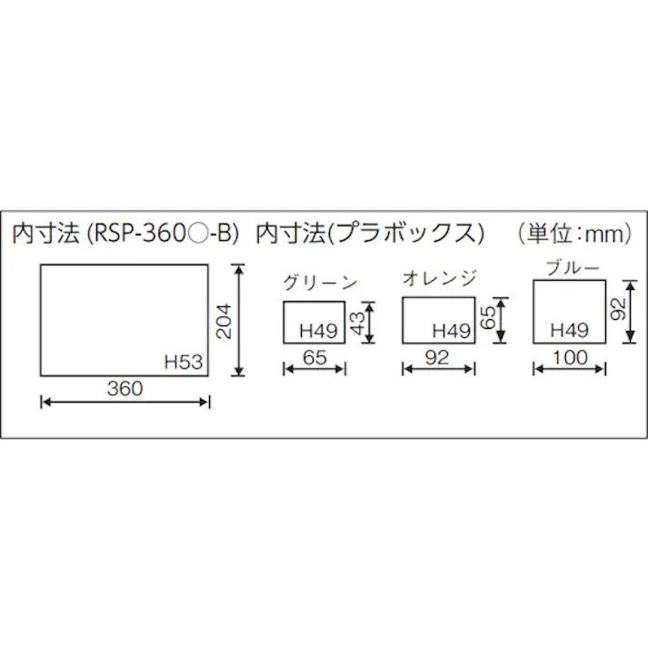 【CAINZ-DASH】リングスター パーツボックスRSP-360Cブルー RSP-360C-B【別送品】