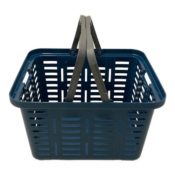 リングスター スーパーバスケット グリーン SB-465 幅46.5cm 奥行38.5cm 高さ28cm