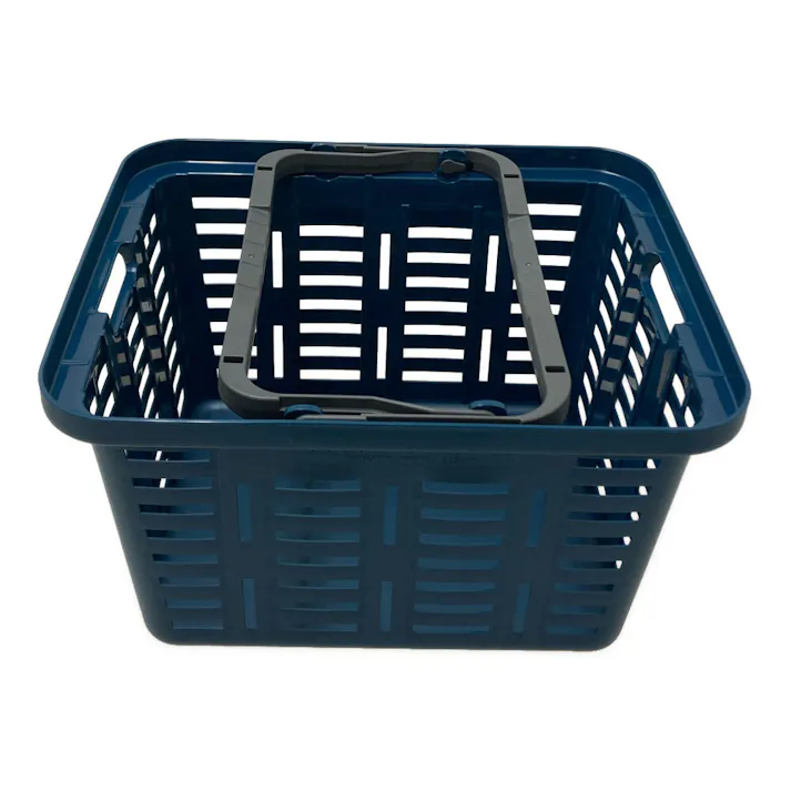 リングスター スーパーバスケット グリーン SB-465 幅46.5cm 奥行38.5cm 高さ28cm