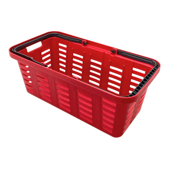 リングスター スーパーバスケット レッド SB-560 幅29.5cm 奥行56cm 高さ22cm