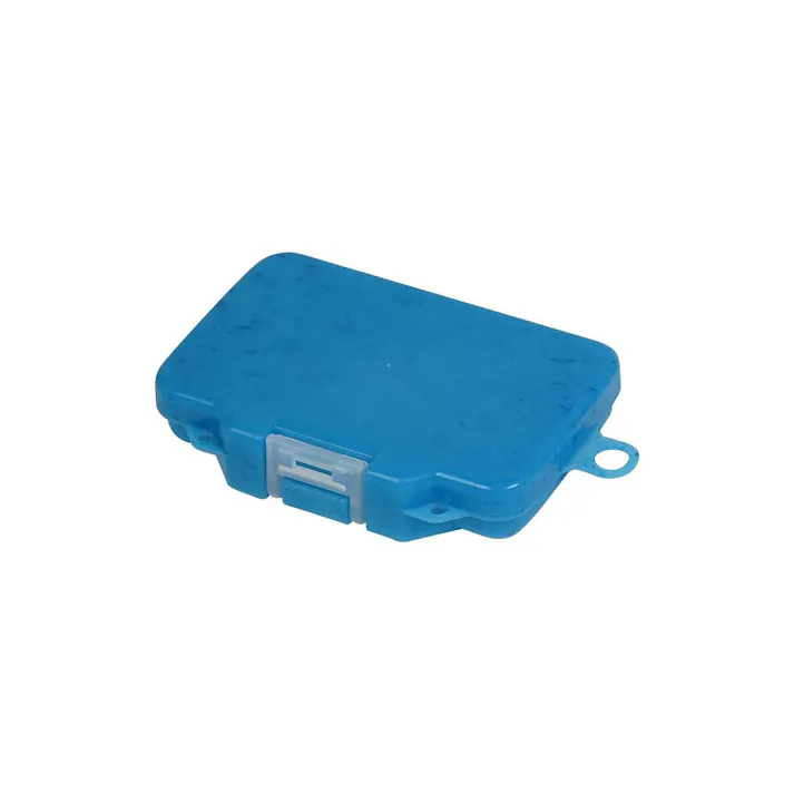 リングスター 海洋プラスチック配合パーツケース 対馬オーシャンプラスチック ブルー TOP-375F 長さ10cm 幅7.2cm 高さ2.1cm