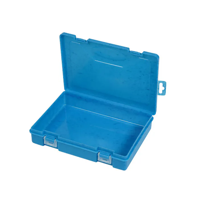 リングスター 海洋プラスチック配合パーツケース 対馬オーシャンプラスチック ブルー TOP-1500F 長さ20.1cm 奥行14.9cm 高さ3.9cm