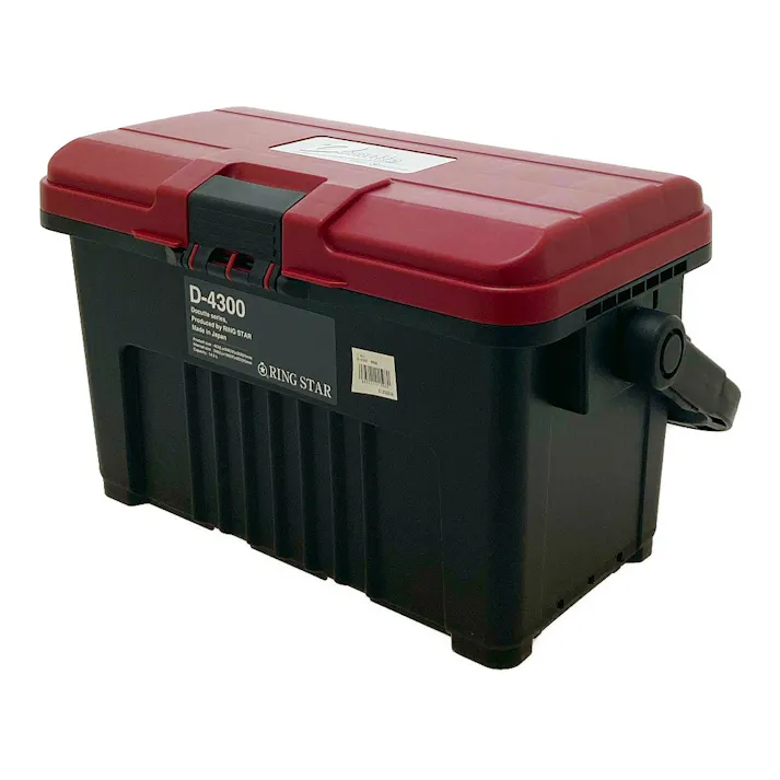 リングスター ドカット ワインレッド/ブラック D4300 幅24.8cm 奥行46.3cm 高さ26.2cm