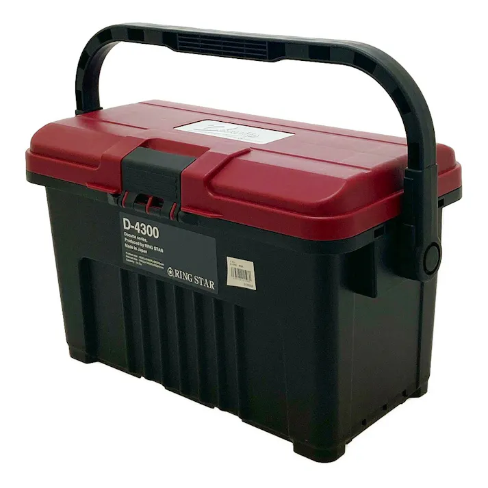 リングスター ドカット ワインレッド/ブラック D4300 幅24.8cm 奥行46.3cm 高さ26.2cm