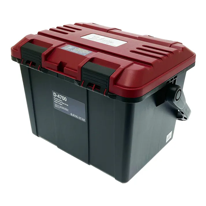 リングスター ドカット ブラック/ワインレッド D4700 幅33.3cm 奥行46.5cm 高さ32.2cm