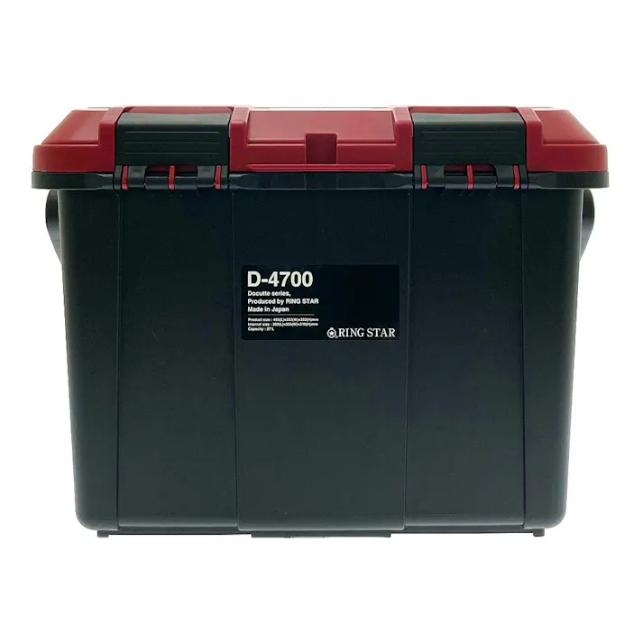 リングスター ドカット ブラック/ワインレッド D4700 幅33.3cm 奥行46.5cm 高さ32.2cm