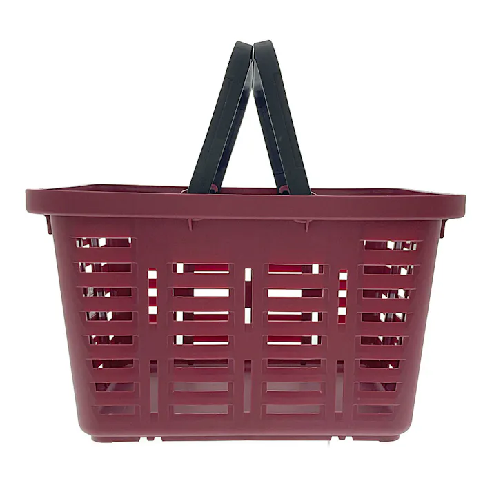 リングスター スーパーバスケット ワインレッド SB465 幅38.5cm 奥行46.5cm 高さ28cm