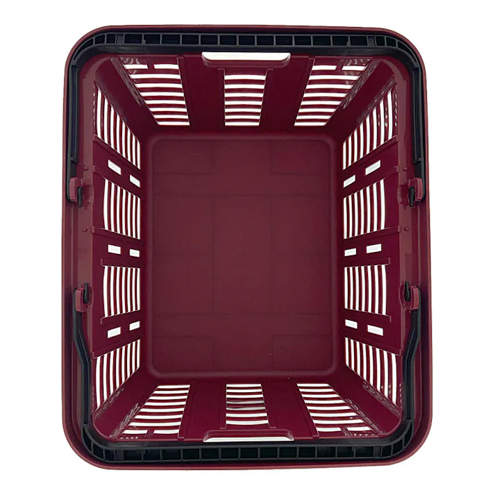 リングスター スーパーバスケット ワインレッド SB465 幅38.5cm 奥行46.5cm 高さ28cm