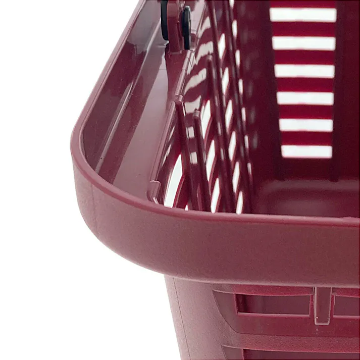 リングスター スーパーバスケット ワインレッド SB465 幅38.5cm 奥行46.5cm 高さ28cm