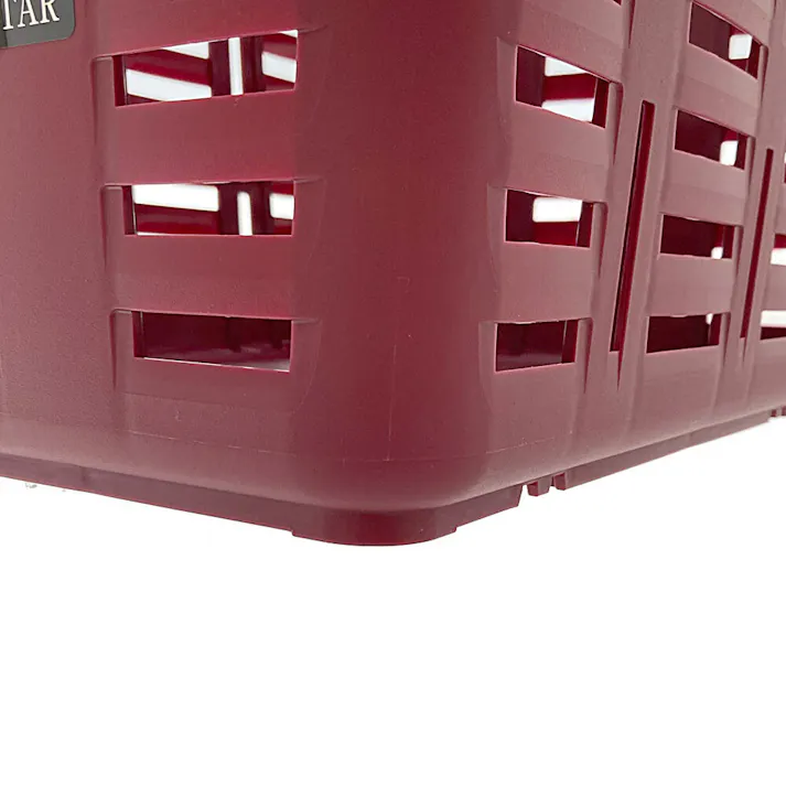 リングスター スーパーバスケット ワインレッド SB465 幅38.5cm 奥行46.5cm 高さ28cm