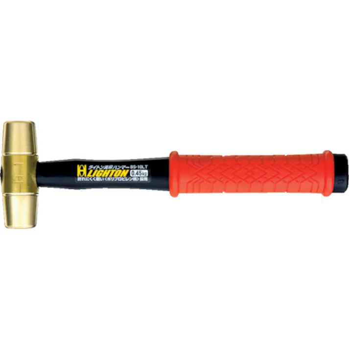 【CAINZ-DASH】オーエッチ工業 ライトン真鍮ハンマー(PP柄)#1-1/2 BS-15LT【別送品】