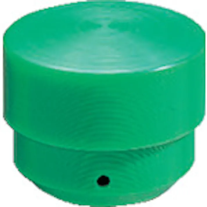 【CAINZ-DASH】オーエッチ工業 ショックレスハンマー替ヘッド #1 グリーン OS-30GH【別送品】