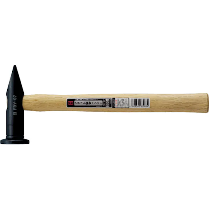 【CAINZ-DASH】オーエッチ工業 フラット板金ハンマー小口径(横ナラシ)#1/2 FBYS-05【別送品】