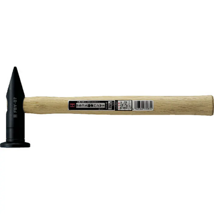 【CAINZ-DASH】オーエッチ工業 フラット板金ハンマー小口径(横ナラシ)#3/4 FBYS-07【別送品】