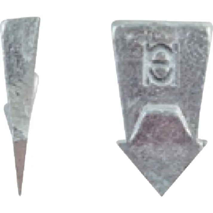 【CAINZ-DASH】オーエッチ工業 抜けないクサビ アルミ 中 バラ売り WE-1【別送品】