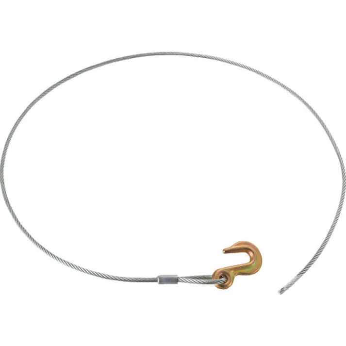 【CAINZ-DASH】オーエッチ工業 ワイヤー荷締機用取替ワイヤー 8mm×1.7m ON-8W【別送品】