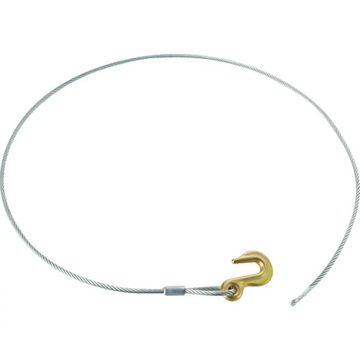 【CAINZ-DASH】オーエッチ工業 ワイヤー荷締機用取替ワイヤー 8mm×1.7m ON-8W【別送品】