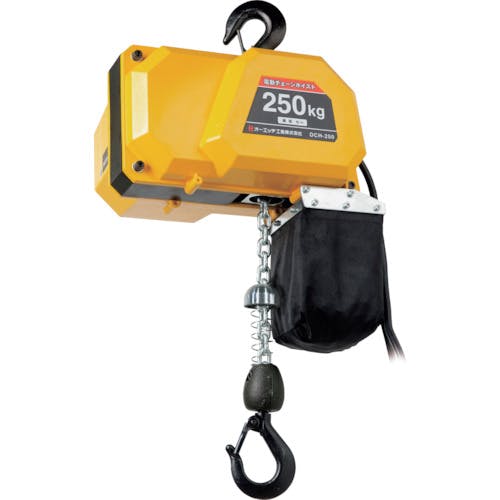 オーエッチ工業 電動チェーンホイスト 250Kg 揚程6m DCH-250 電気ホイスト オーエッチ工業 電動チェーンホイスト 250Kg 揚程6m DCH-250 電気ホイスト