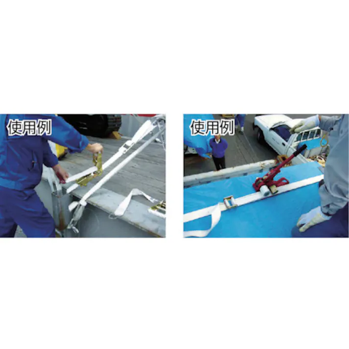 【CAINZ-DASH】オーエッチ工業 ベルト荷締機 タイトロン 横150×縦255×ハンドル部分375mm TKM-2【別送品】