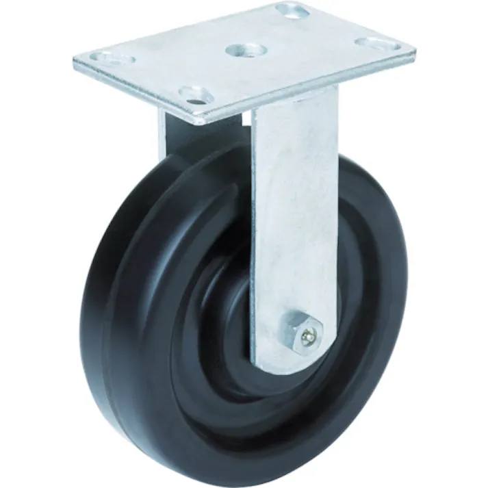 【CAINZ-DASH】オーエッチ工業 スーパーストロングキャスター Hシリーズ 超重荷重用 プラスカイト車 固定車 車輪径250mm 許容荷重750kg H34PK-250【別送品】