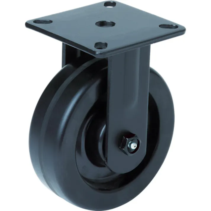 【CAINZ-DASH】オーエッチ工業 スーパーストロングキャスター重荷重用 固定プラスカイト車輪 車輪径150mm 許容荷重600kg 34PK-150【別送品】