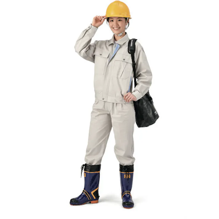 【CAINZ-DASH】福山ゴム工業 長靴 ジョルディックセフティーDX(先芯入り) ネイビー 24.0 SCDX-240【別送品】