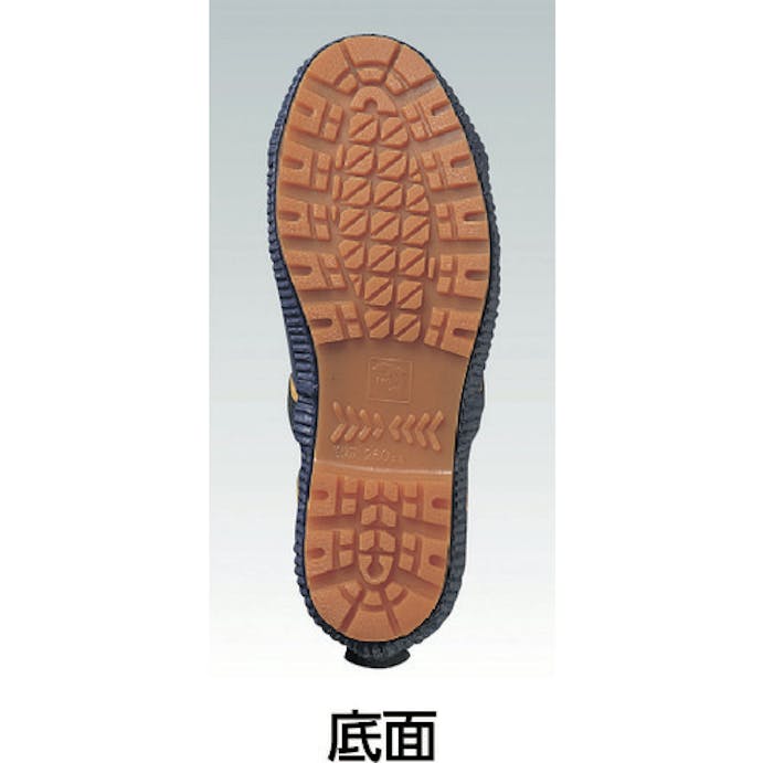 【CAINZ-DASH】福山ゴム工業 長靴　ジョルディックセフティーＤＸ（先芯入り）　ネイビー　２６．０ SCDX-260【別送品】