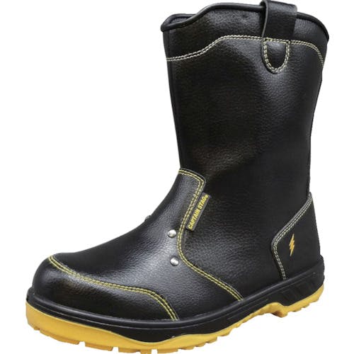 福山ゴム工業 キャプテンプロセフティー216 ブラック 28.0 ER178-0801-28.0 作業靴 福山ゴム工業 キャプテンプロセフティー216 ブラック 28.0 ER178-0801-28.0 作業靴