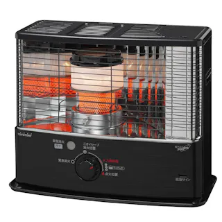 石油ストーブ ダブルクリーン ブラック 鉄筋13畳木造10畳程度 HRC-W3624(B)