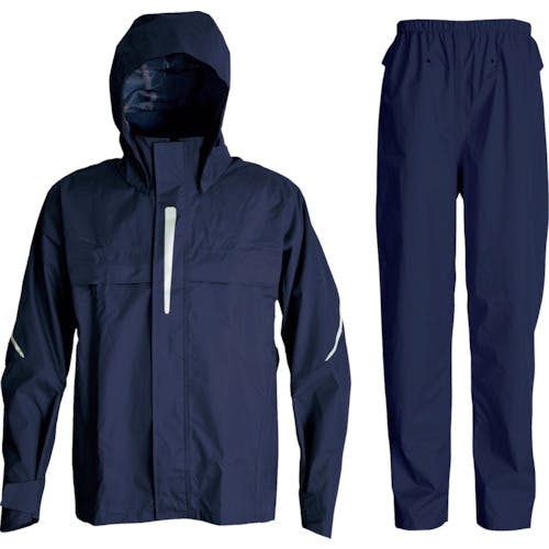 カジメイク 3450 オールマインド360° ネイビー M 3450-55-M レインスーツ カジメイク 3450 オールマインド360° ネイビー M 3450-55-M レインスーツ
