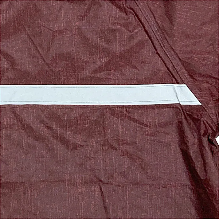 リフレクター付きレインスーツ 杢レッド LL