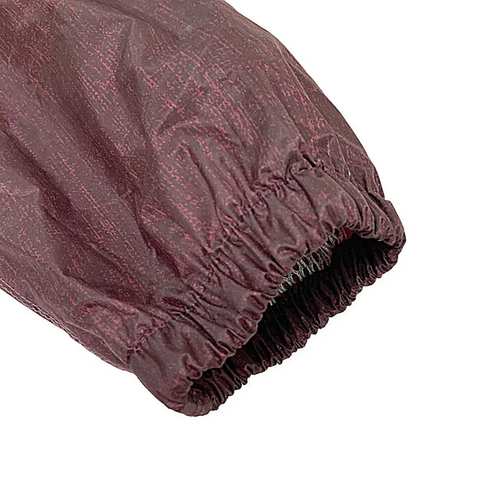 リフレクター付きレインスーツ 杢レッド LL