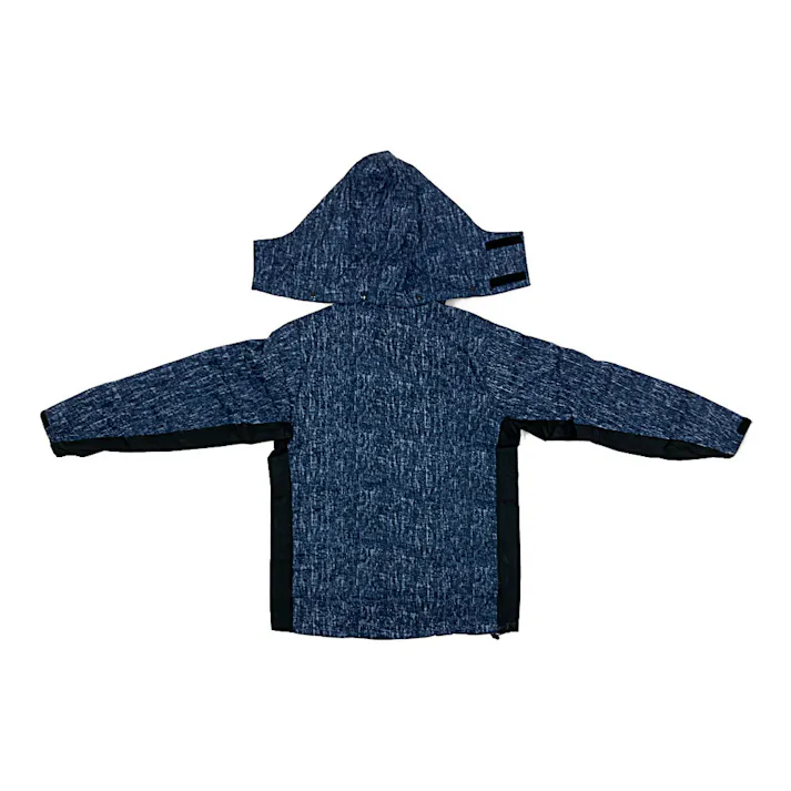 RAIN SUIT 透湿レインスーツ 杢ネイビー 3L